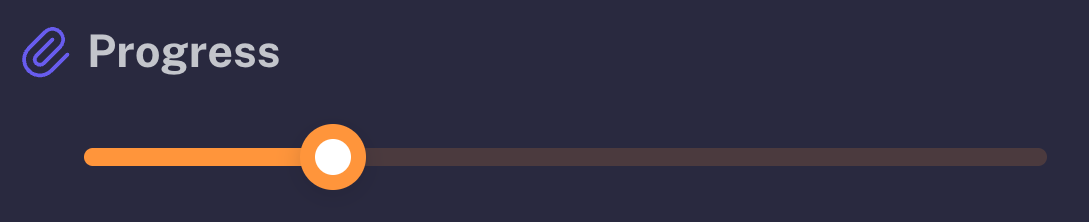 Progress Slider at 25% - Early progress made